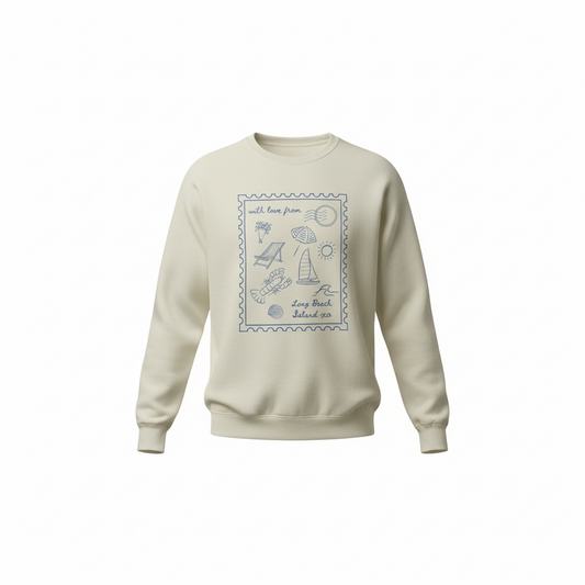 With Love From... Coastal Crewneck Sweatshirt