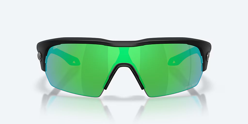 Pilothouse Pro Matte Black w/ Green Mirror 580P