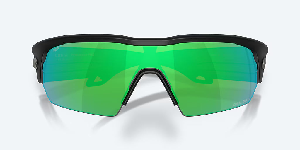 Pilothouse Pro Matte Black w/ Green Mirror 580P