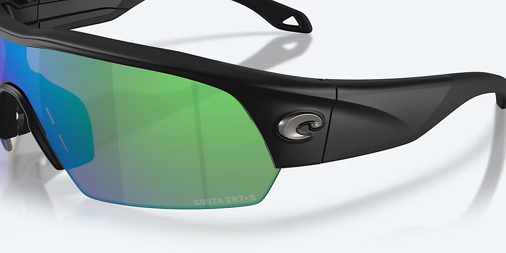 Pilothouse Pro Matte Black w/ Green Mirror 580P