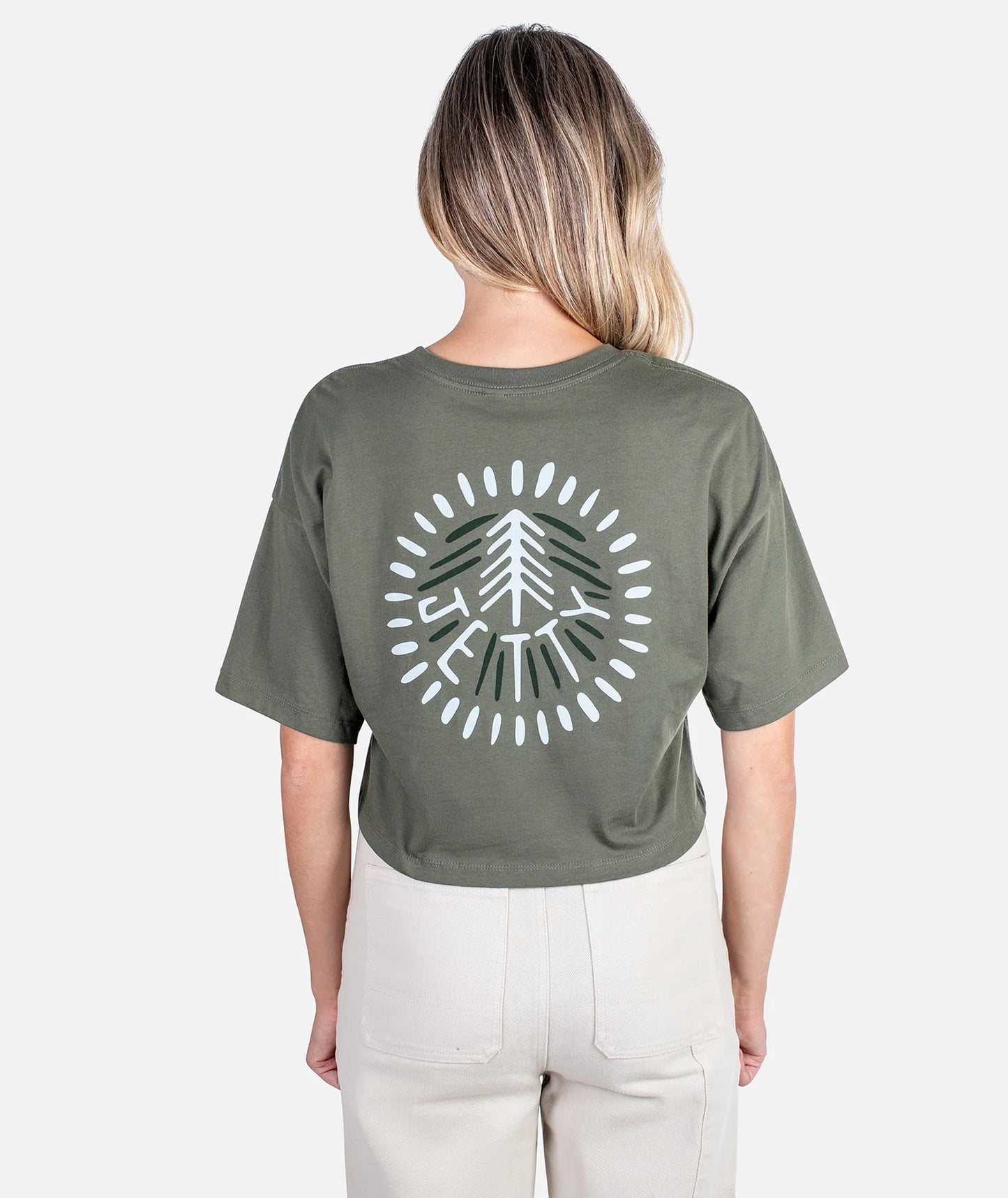 Pine Needles S/S Short Sleeve Tee - Military Green