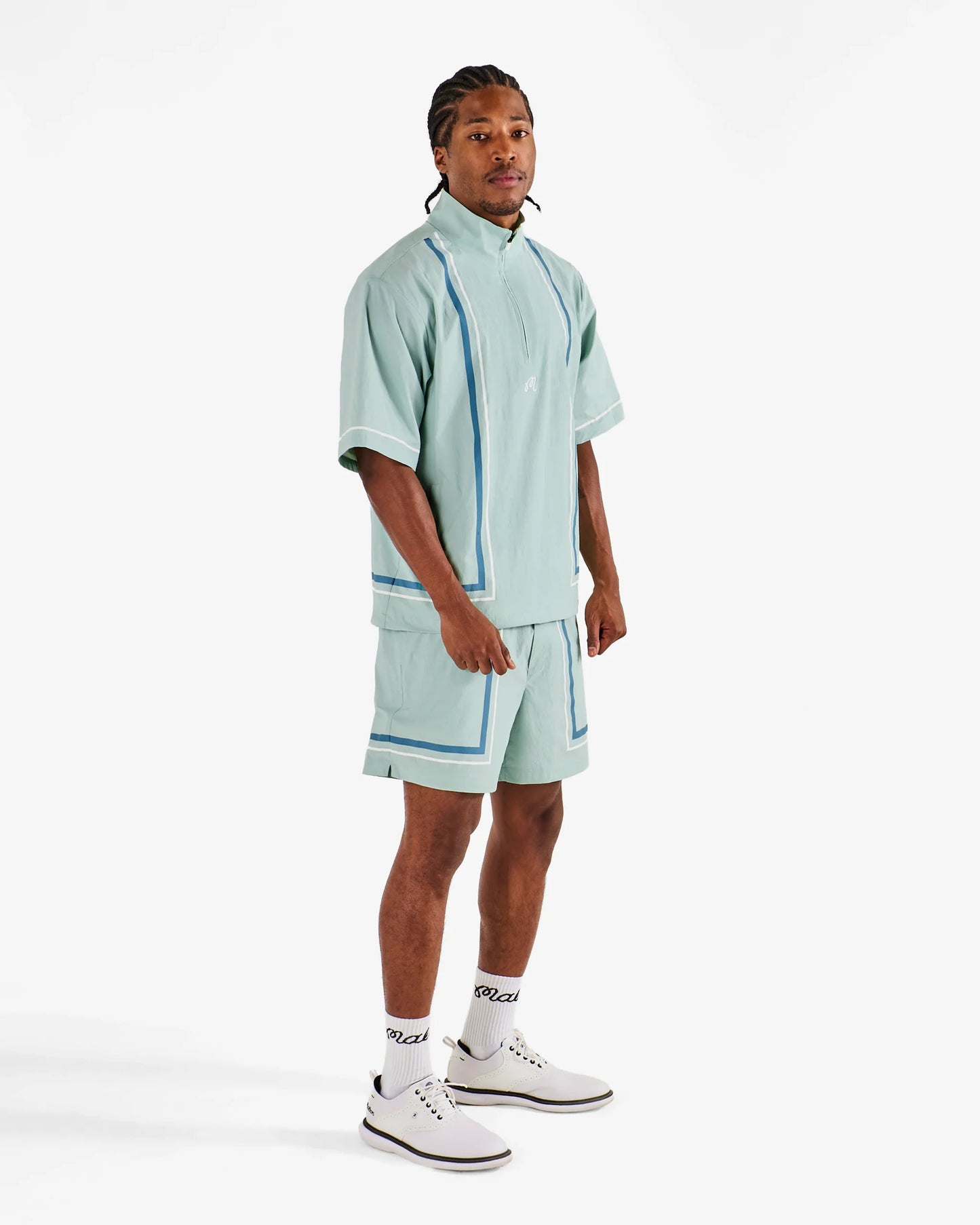Malbon Playa Windshirt - Surf Spray