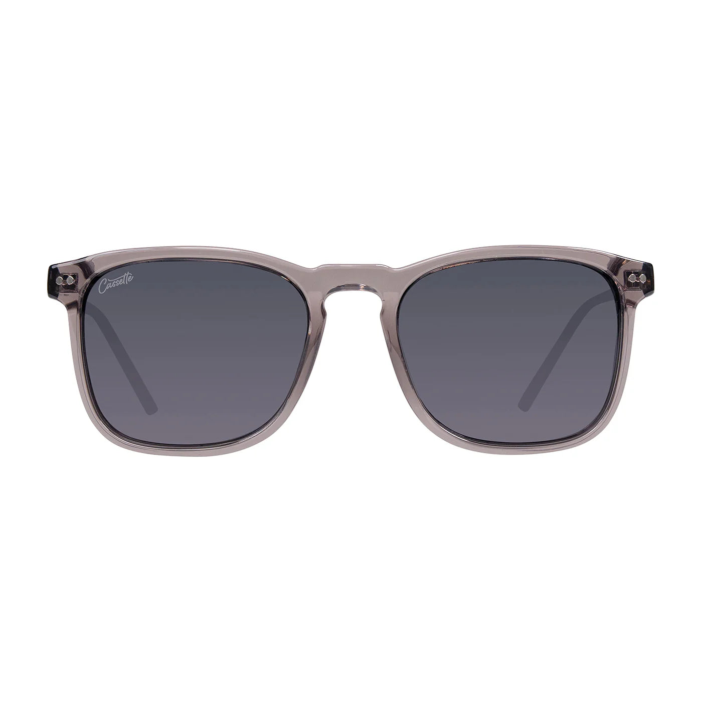 Cassette Optics Playlist Sunglasses - Charcoal / Polarized Smoke Lens
