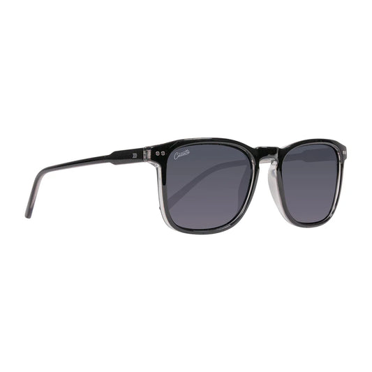 Cassette Optics Playlist Sunglasses - Eclipse Black / Polarized Smoke Lens