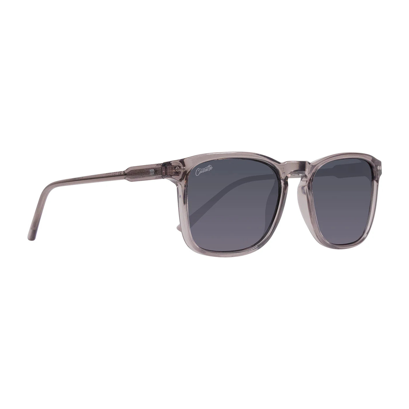 Cassette Optics Playlist Sunglasses - Charcoal / Polarized Smoke Lens