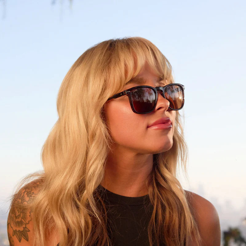 Cassette Optics Playlist Sunglasses - Splatter Tortoise / Polarized Brown Lens