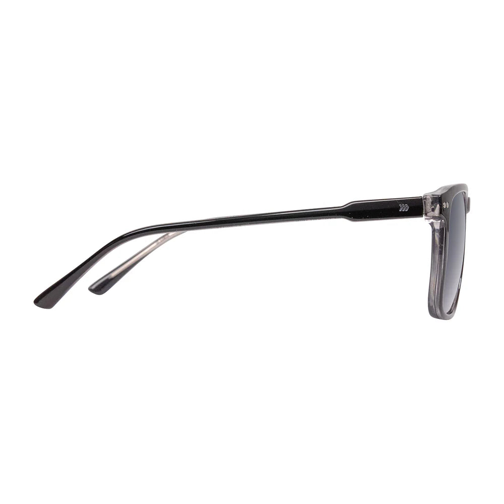 Cassette Optics Playlist Sunglasses - Eclipse Black / Polarized Smoke Lens