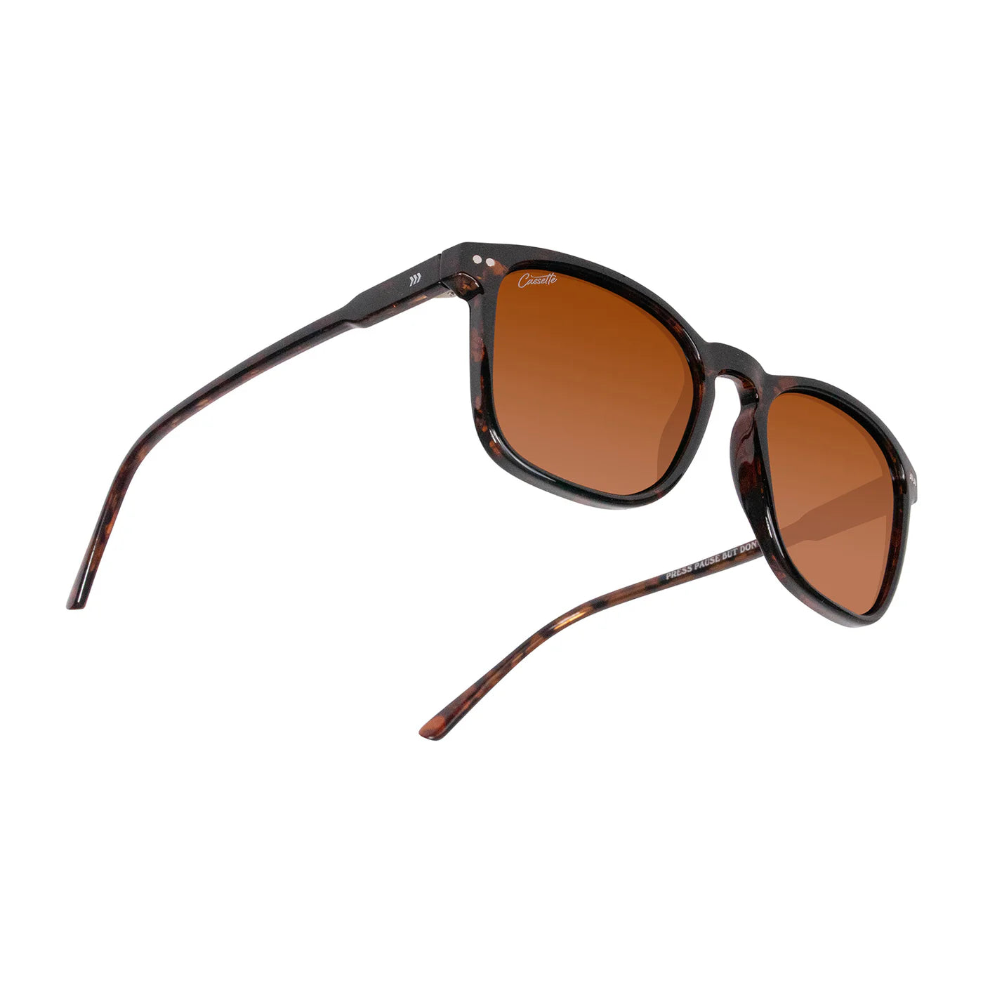 Cassette Optics Playlist Sunglasses - Splatter Tortoise / Polarized Brown Lens