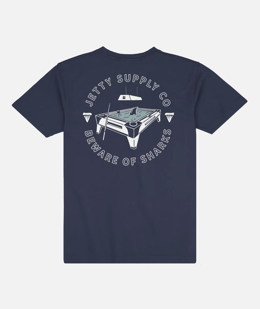Poolshark Tee - Harbor Blue Navy