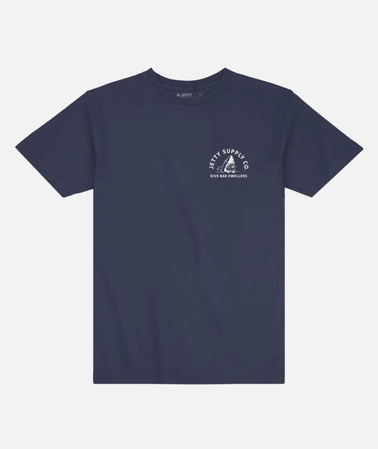 Poolshark Tee - Harbor Blue Navy