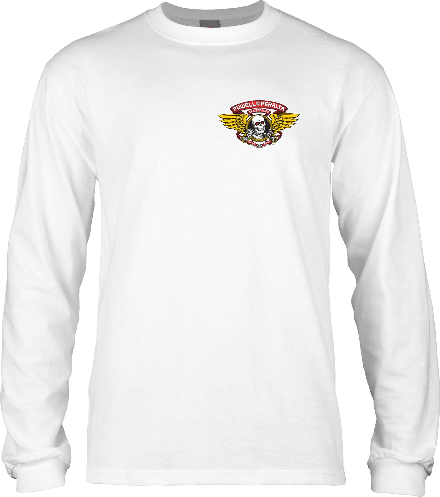 Powell Peralta Winged Ripper L/S Longsleeve Tee - White