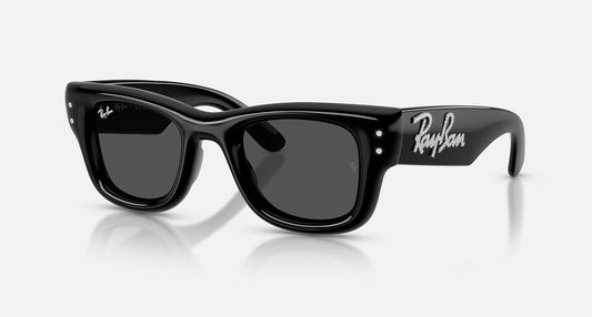 Wayfarer Puffer 47 Black & Strass W/ Dark Grey Lens