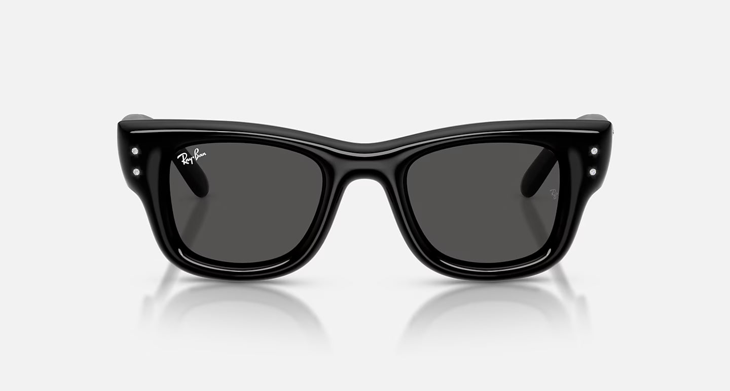 Wayfarer Puffer 47 Black & Strass W/ Dark Grey Lens