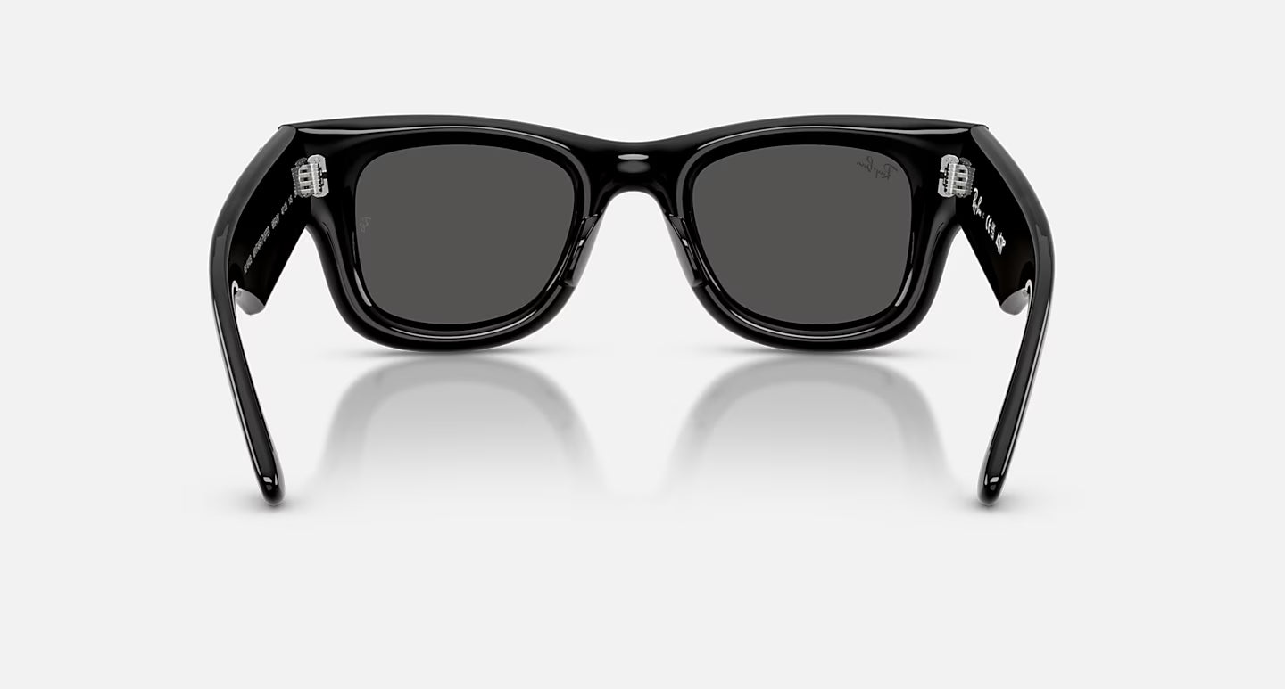 Wayfarer Puffer 47 Black & Strass W/ Dark Grey Lens