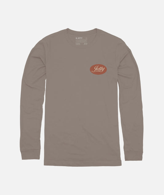 Quack Long Sleeve LS Tee - Cinder