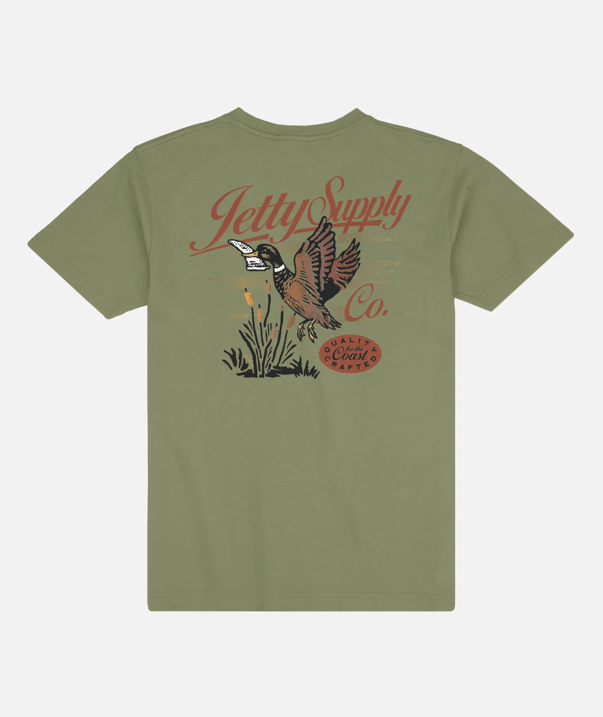 Quack Tee - Olive Green