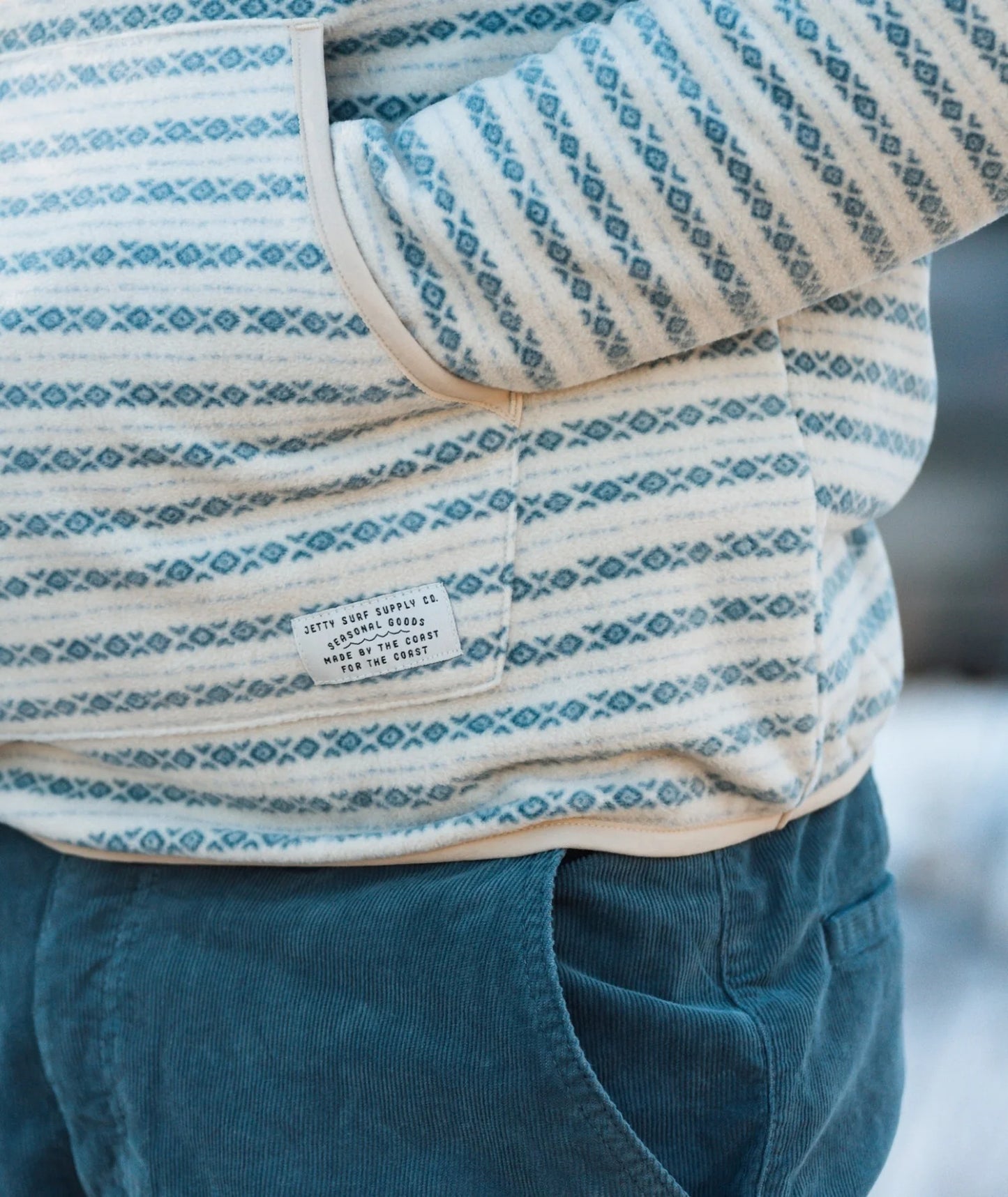 Quintin Fleece Hoodie - Grey