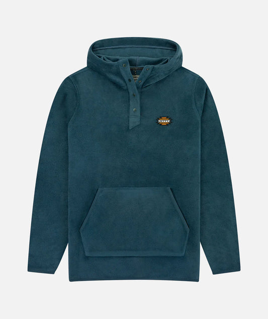 Quintin Fleece Hoodie - Indigo