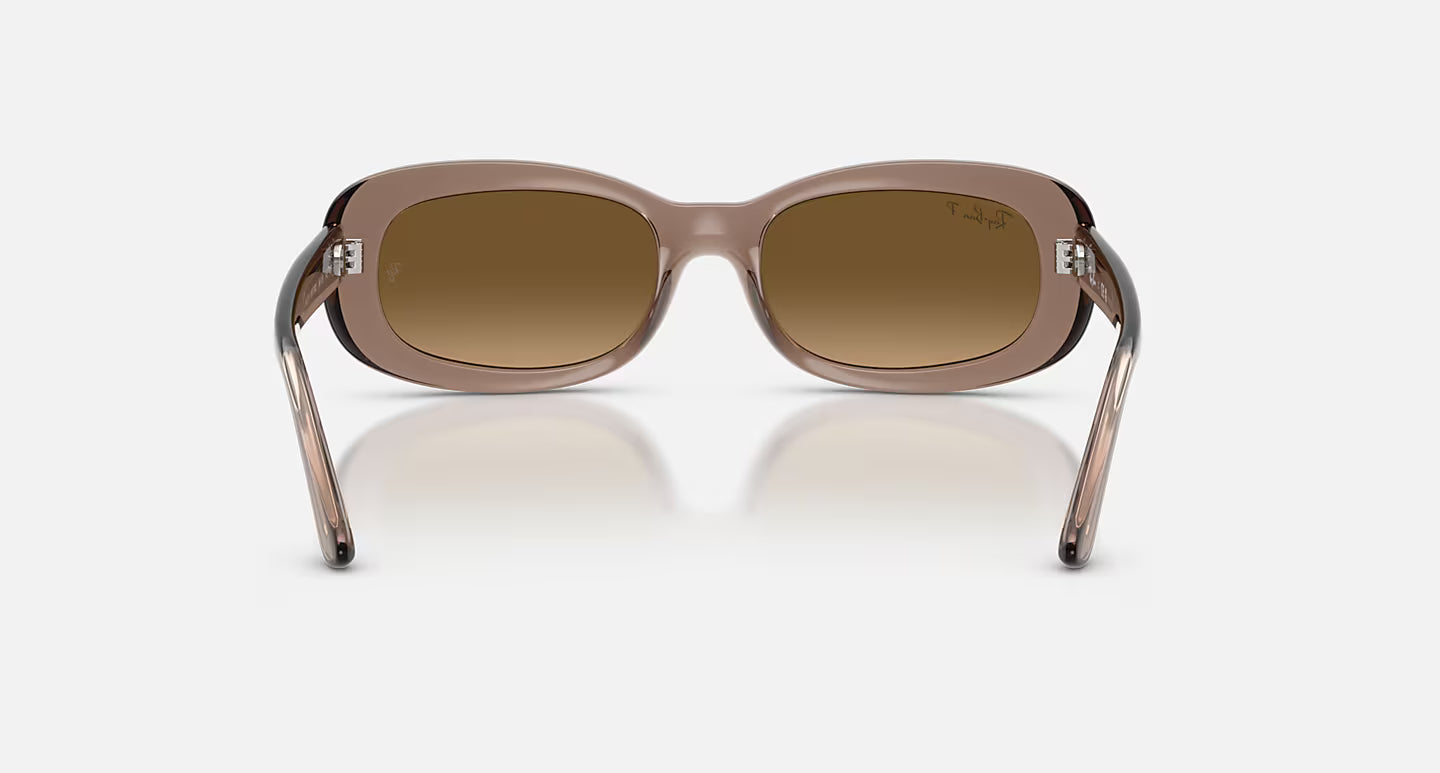 RB2221 Transparent Beige w/ Gradient Brown Polar