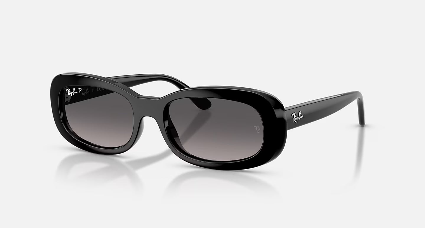RB2221 Polished Black w/ Gradient Grey Polar