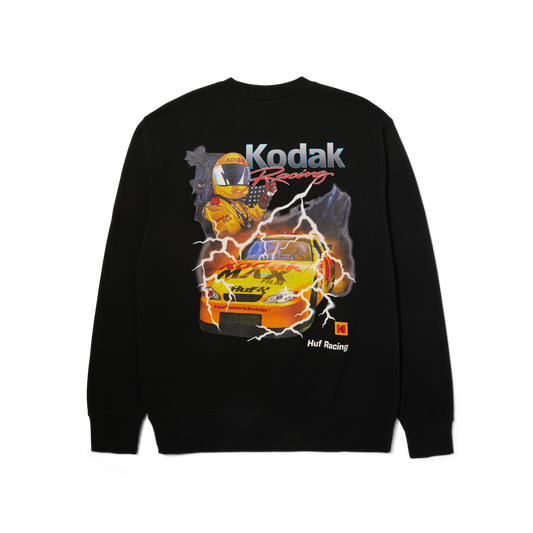 HUF x Kodak Ride The Lightning Crewneck - Black