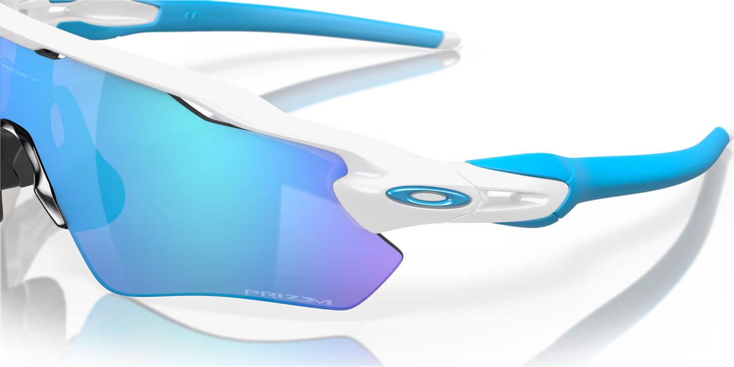 Radar EV Path Polished White w/ Prize Sapphire