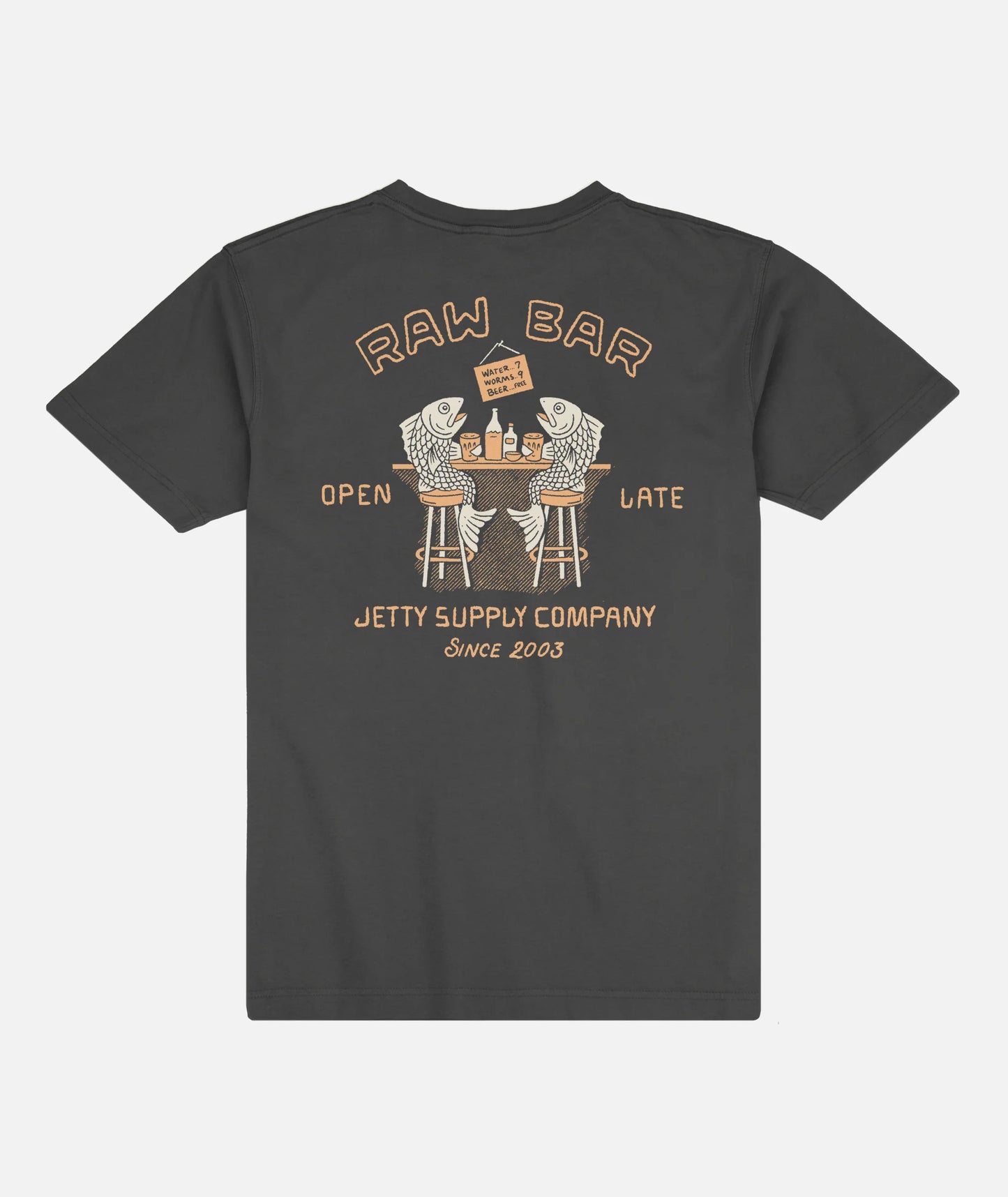 Raw Bar Tee - Pirate Black