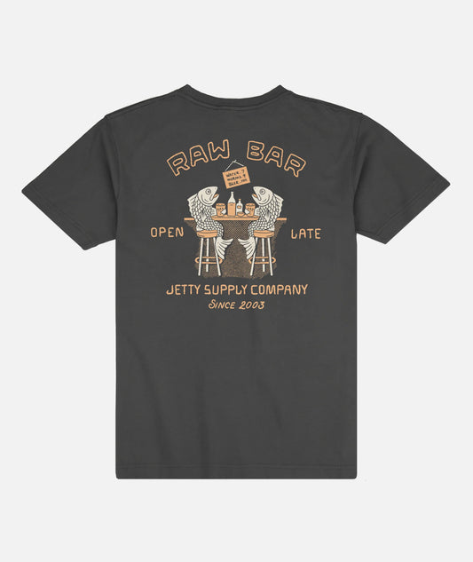 Raw Bar Tee - Pirate Black