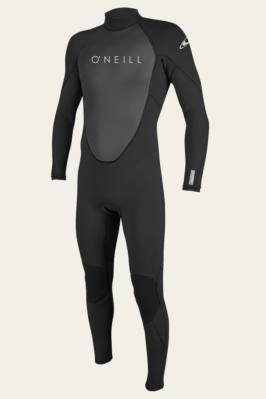 O'Neill Reactor-2 3/2mm Back Zip Full Wetsuit - Black/Black