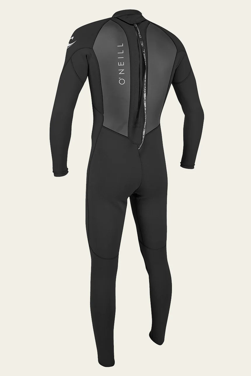 O'Neill Reactor-2 3/2mm Back Zip Full Wetsuit - Black/Black