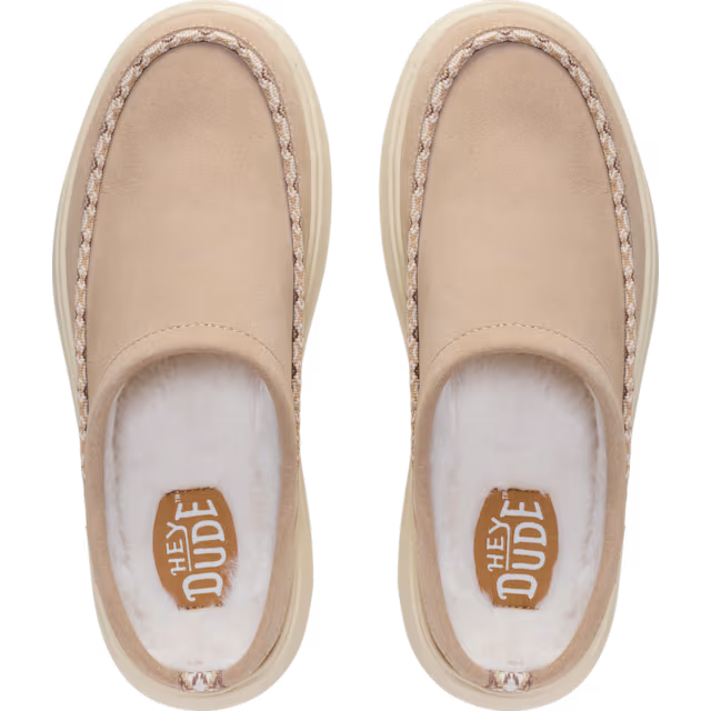 Hey Dude Remi Toastee Clog Suede - Sesame