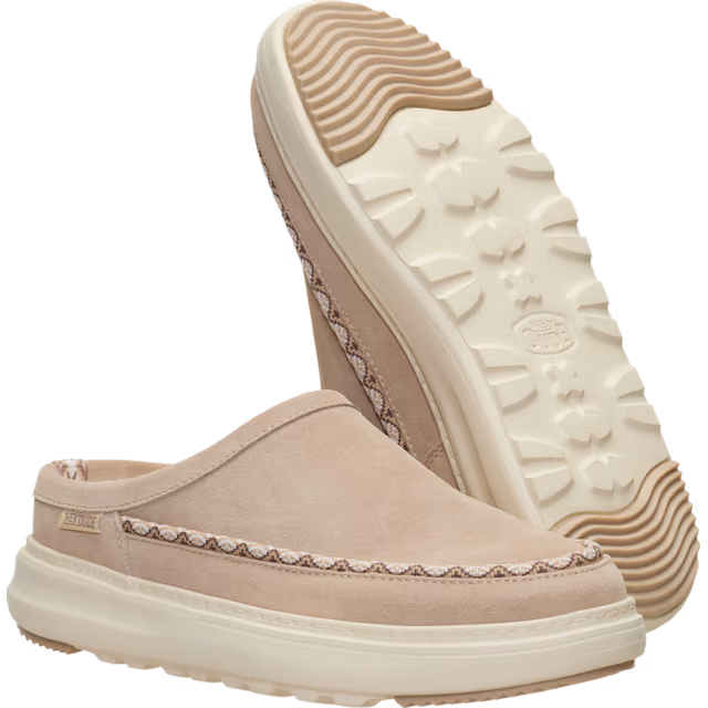 Hey Dude Remi Toastee Clog Suede - Sesame