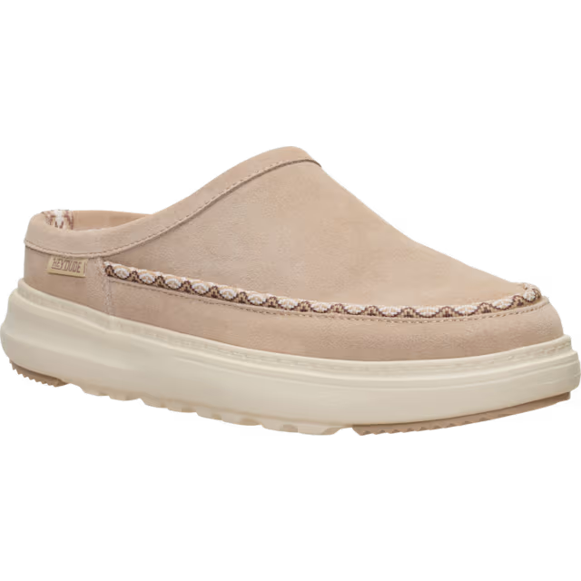 Hey Dude Remi Toastee Clog Suede - Sesame