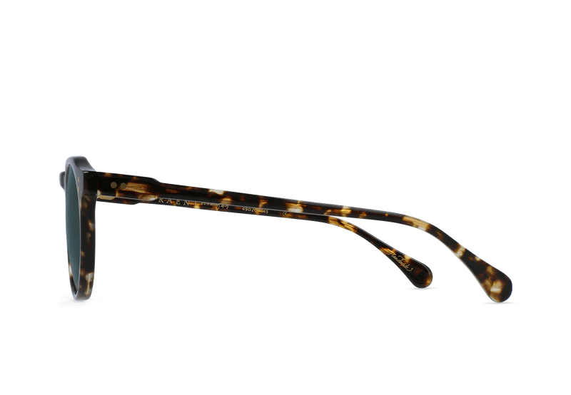 Remmy 49 Brindle Tortoise / Green Polarized Lens