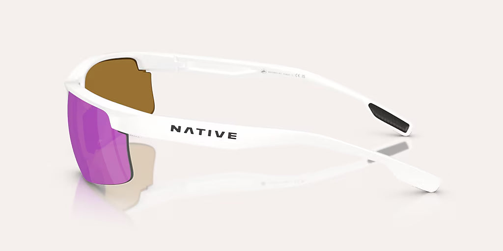 Ridge Runner Crest Satin Quartz w/ Violet Reflex Polarized