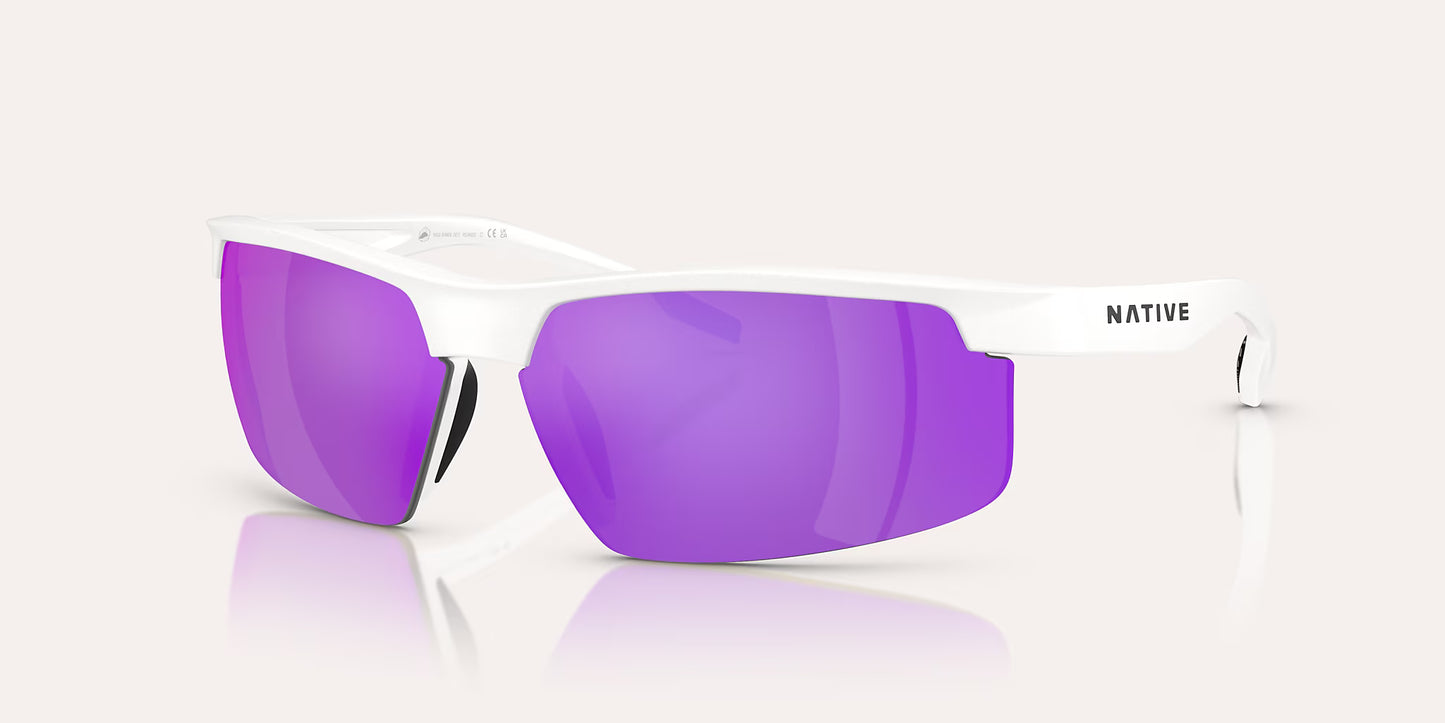 Ridge Runner Crest Satin Quartz w/ Violet Reflex Polarized