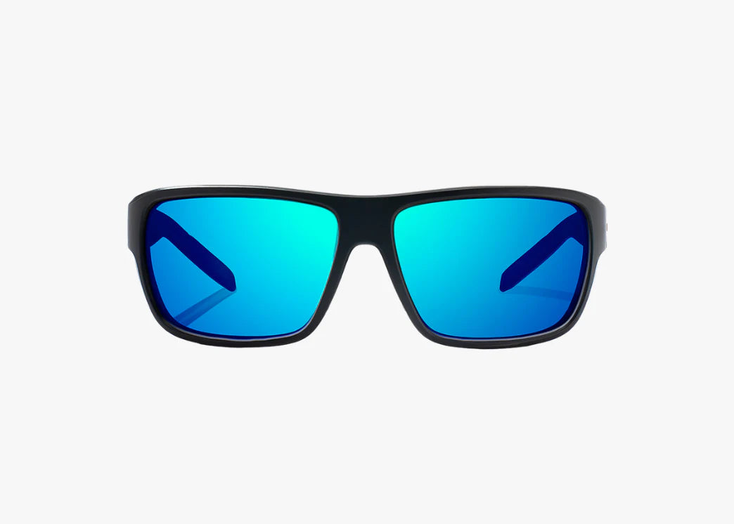 Rigolets Black Matte / Blue Mirror Polycarbonate