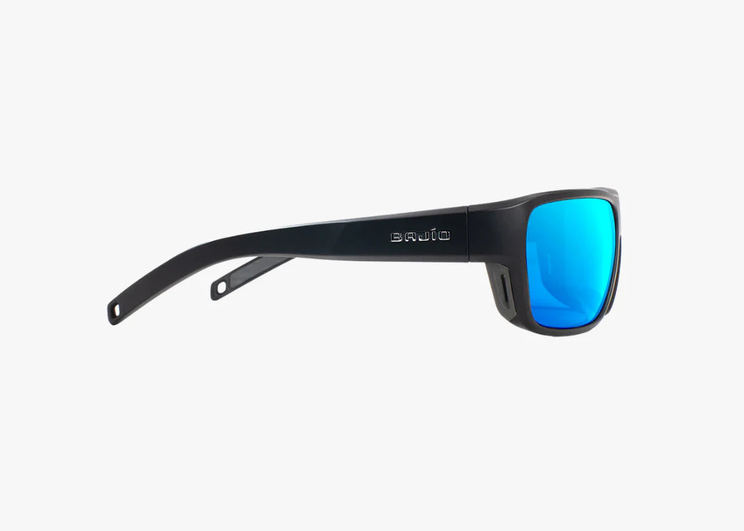 Rigolets Black Matte / Blue Mirror Polycarbonate