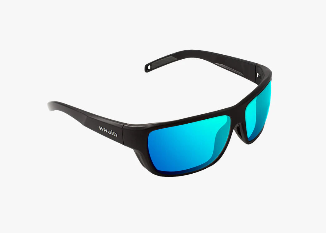 Rigolets Black Matte / Blue Mirror Polycarbonate