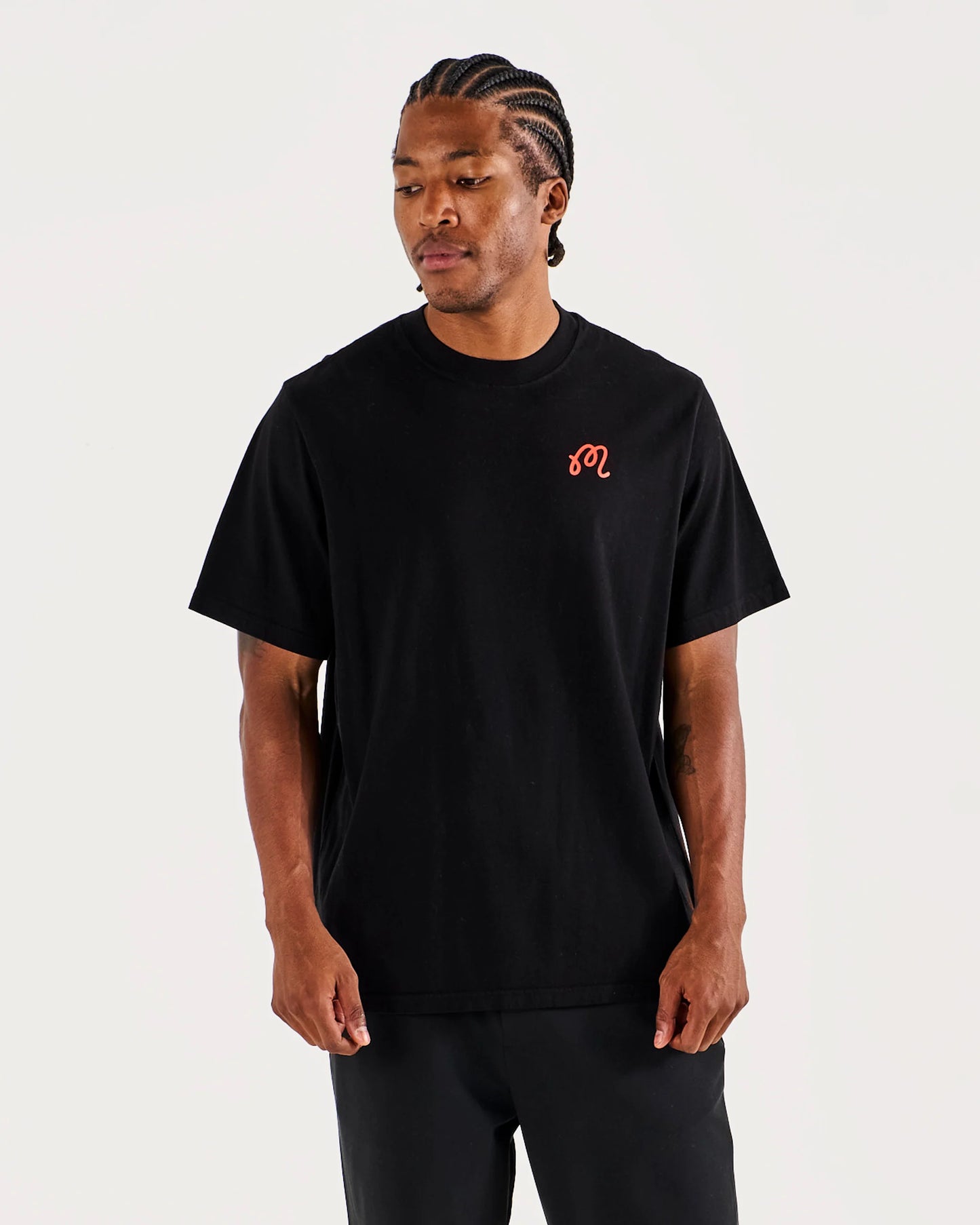 Bermuda Rooster SS Short Sleeve Tee - Black