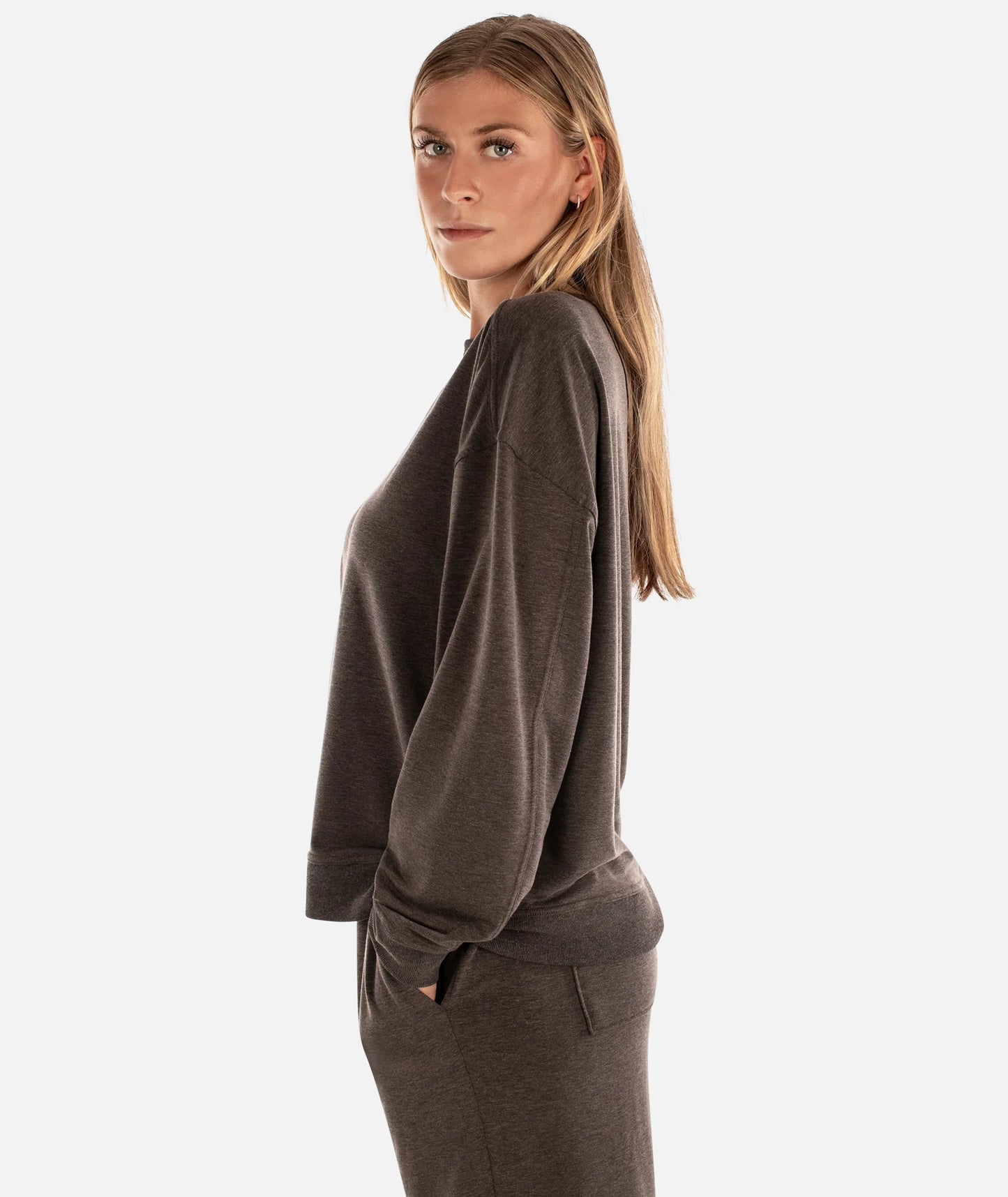 Rosewood Crewneck Sweatshirt - Brown