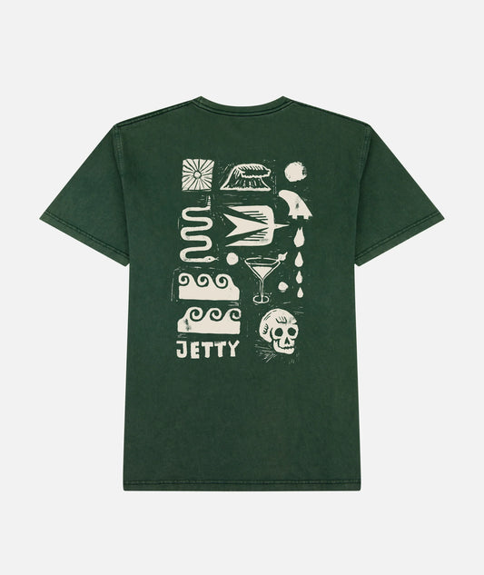 Runes Tee - Green