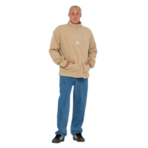 Rusty Core Division Quarter Zip Polar Fleece Q/Z - Abbey Stone