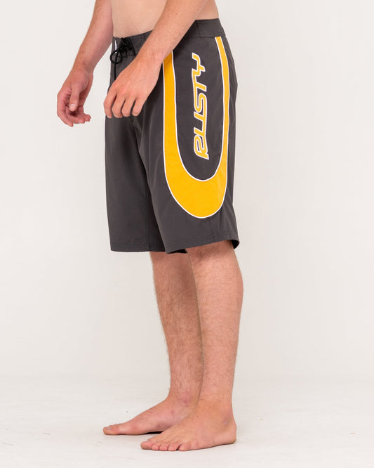 Rusty Charger Boardshort - Coal