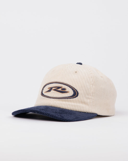 Rusty Orbit Cord Six Panel Cap - Navy