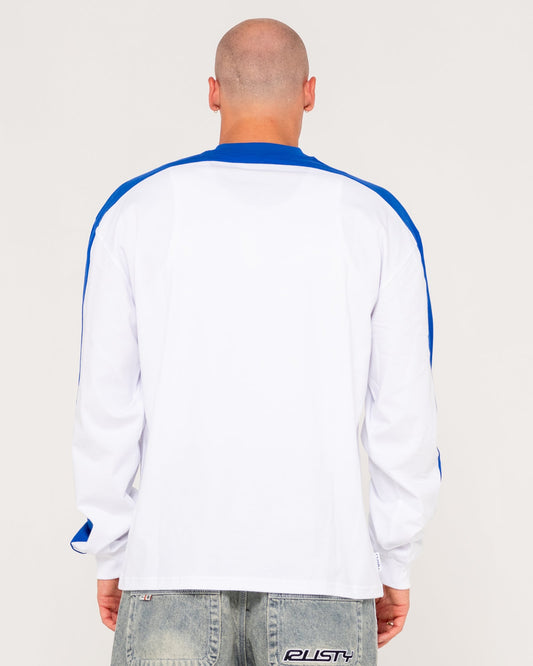 Rusty Dogtown Long Sleeve Tee - White 2