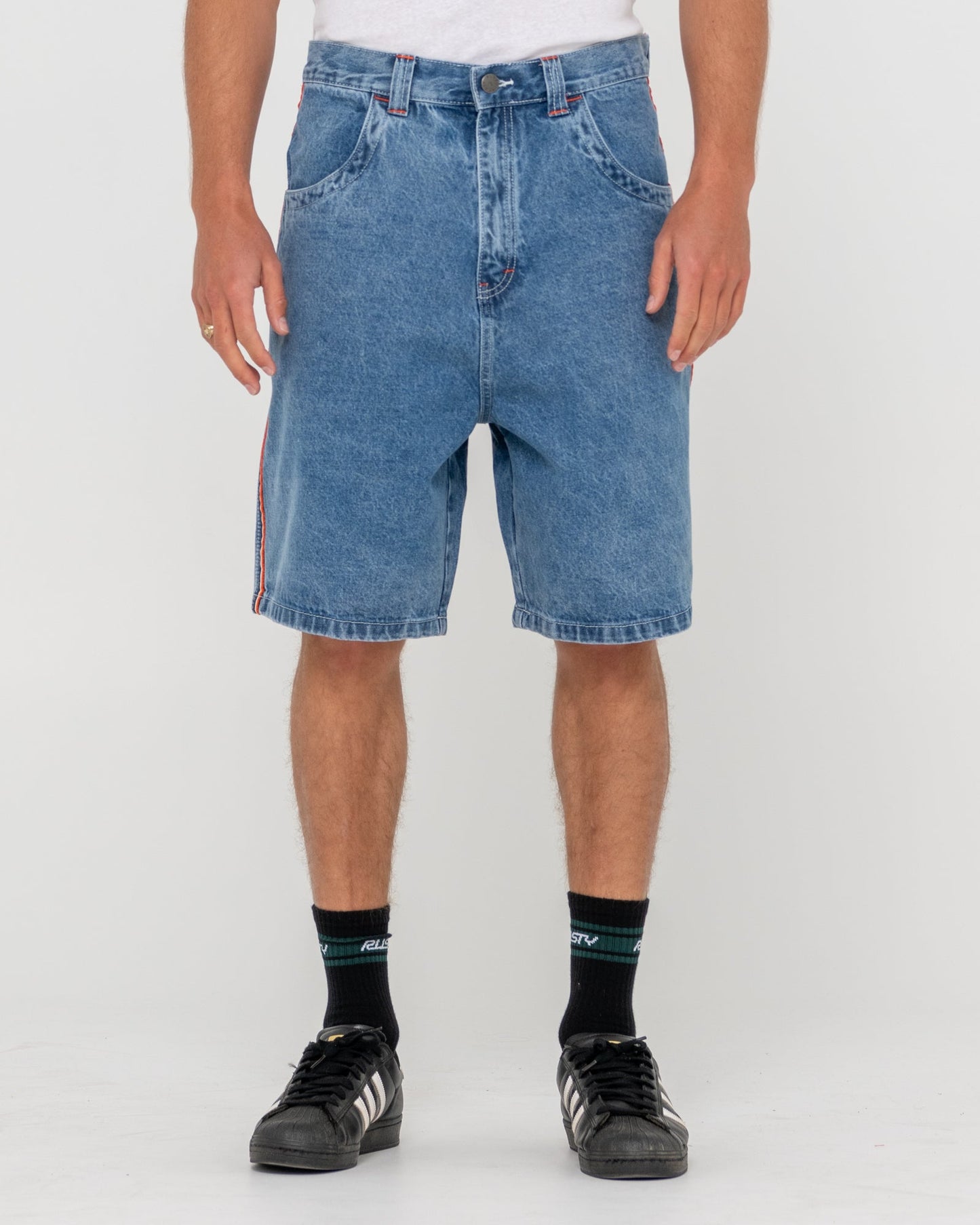 Rusty Flip Daddy 2.0 Jort - Middy Blue