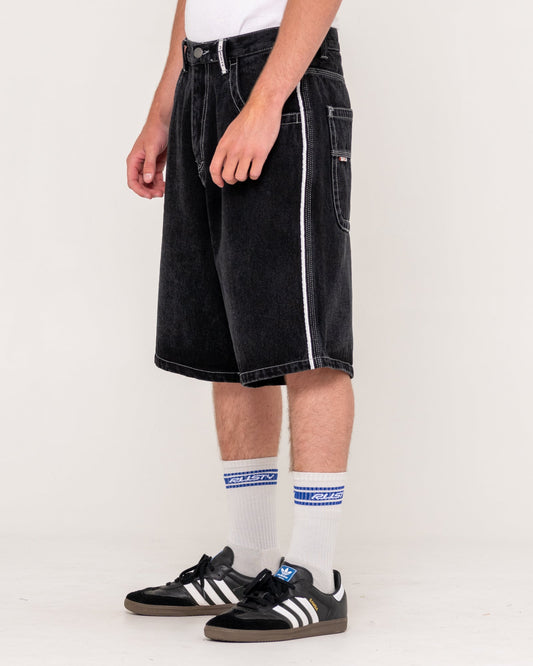 Rusty Flip Daddy Draggin Jort - Blackout