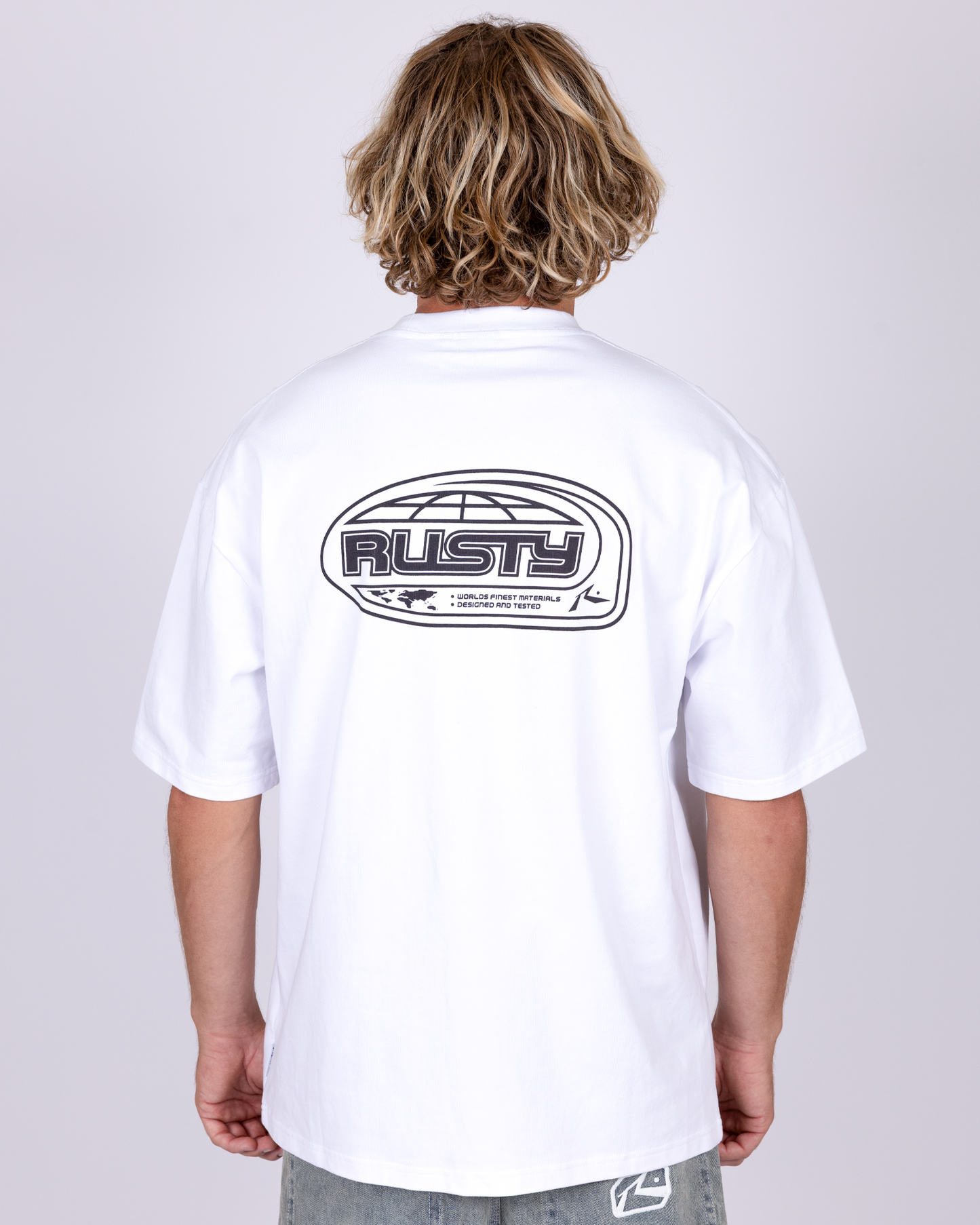 Rusty Outer There S/S Tee - White