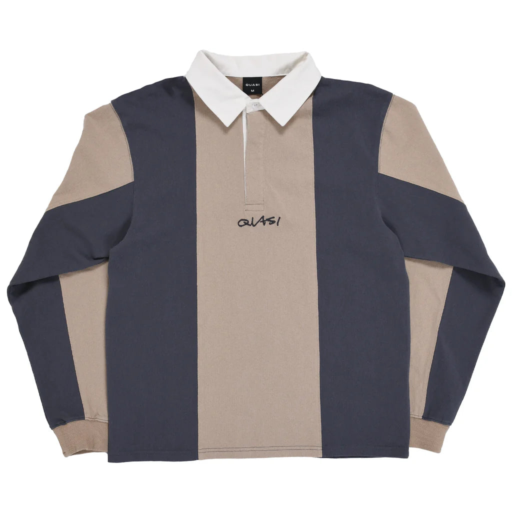 Quasi Ruck L/S Rugby Shirt - Navy